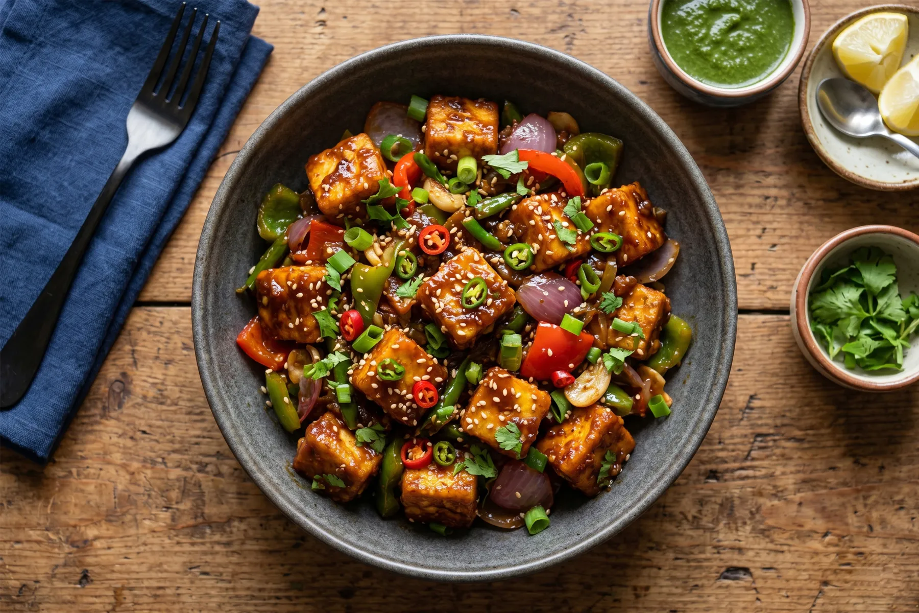 Chilli Paneer Dry